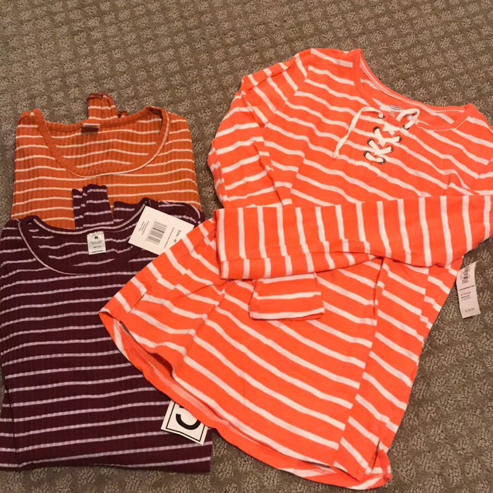 Striped Long Sleeve Tops Old Navy & Style5 10/12